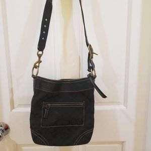 Coach signature crossbody